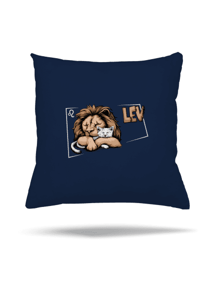 Mačací horoskop: Lev vankúš Dark Navy