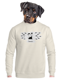 unisex mikina bez kapucne