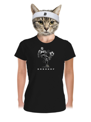 Robokop dámske športové tričko Black