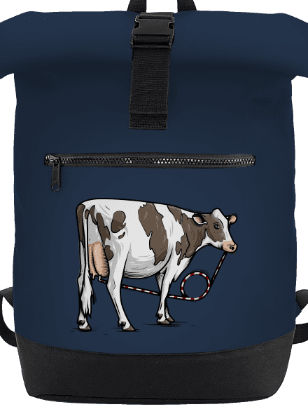 Cow drink batoh French Navy
