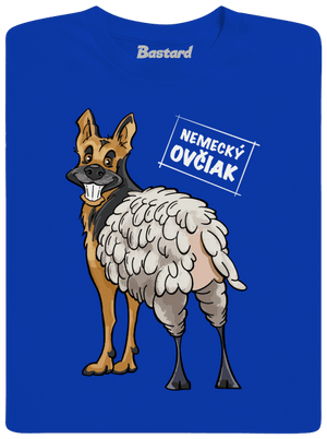 Nemecký ovčiak detské tričko Royal Blue