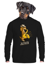 unisex mikina bez kapucne