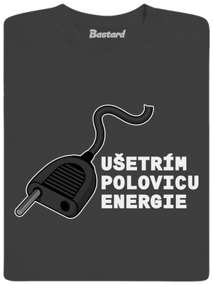 Ušetrím polovicu pánske dlhý rukáv Dark Grey