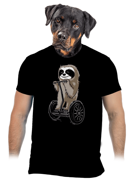 Leňoch pánske tričko Black