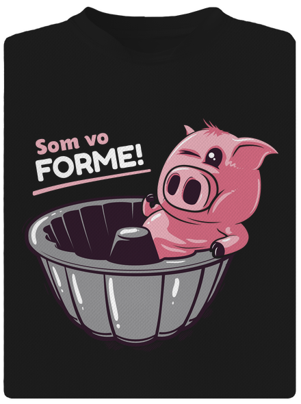 Vo forme detské športové tričko Black