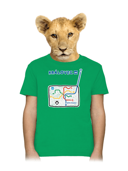 Metro Královec detské tričko Kelly Green
