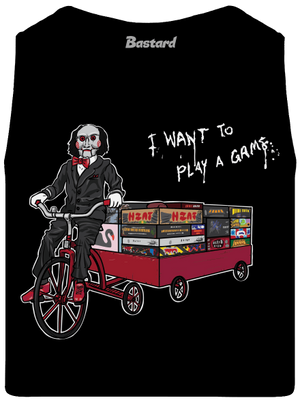 Chcem si zahrať hru pánske tielko Black