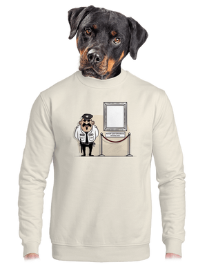 unisex mikina bez kapucne