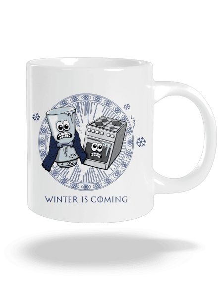Winter is coming veľký hrnček White
