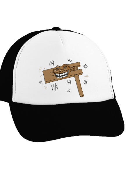 Rehtačka šiltovka truckerka Black cap