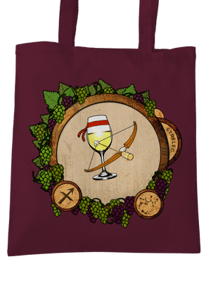 Vínny horoskop: Strelec taška Burgundy