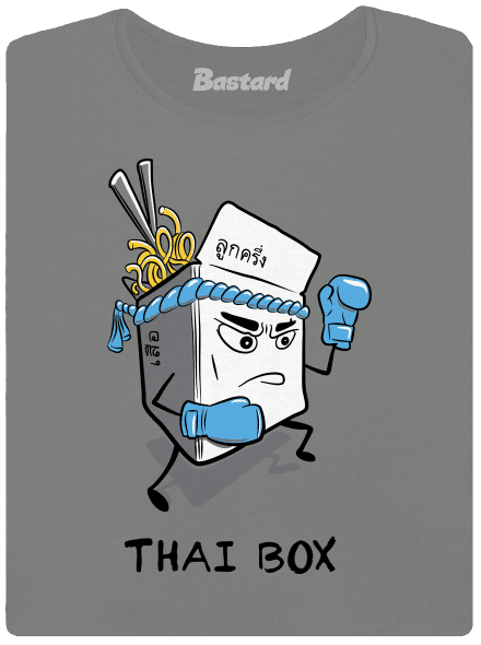 Thai box dámske tričko Dark Gray Melange