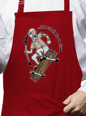 Starý, ako sa cítim zástera Red