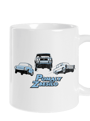 Pomaly a zbesilo klasický hrnček White