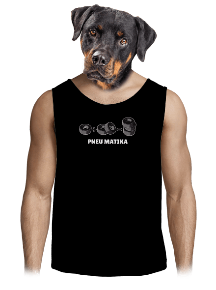Pneu Matika pánske tielko Black
