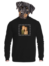 unisex mikina bez kapucne