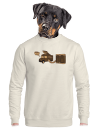 unisex mikina bez kapucne