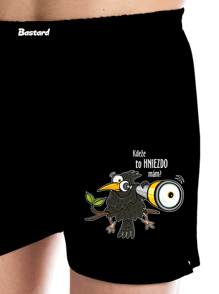 Hniezdo lásky pánske trenky Black