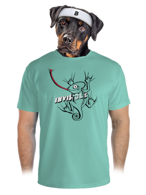 Invisible chameleon pánske športové tričko Mint Mal