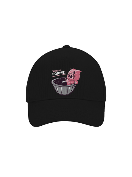Vo forme šiltovka baseballka Black