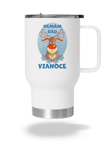 Nemám rád Vianoce termohrnček White