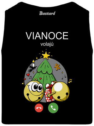 Vianoce volajú pánske tielko Black