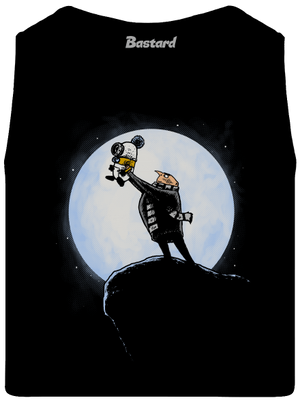 Kráľ mimoňov pánske tielko Black