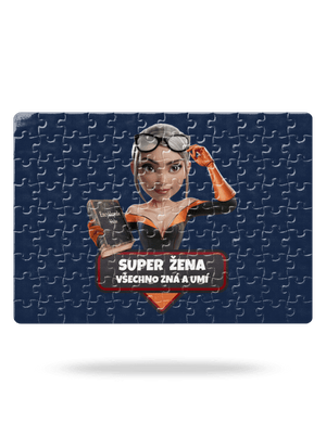Super mama puzzle White