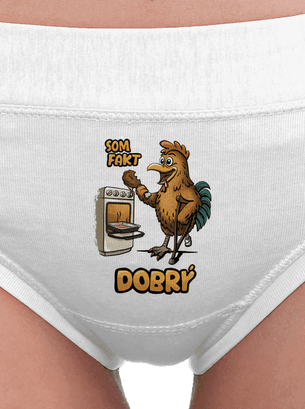 Som dobrý dámske nohavičky White