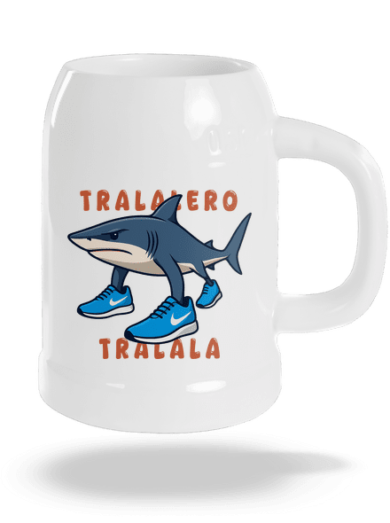 Tralalero Tralala – Italian Brainrot polliter White