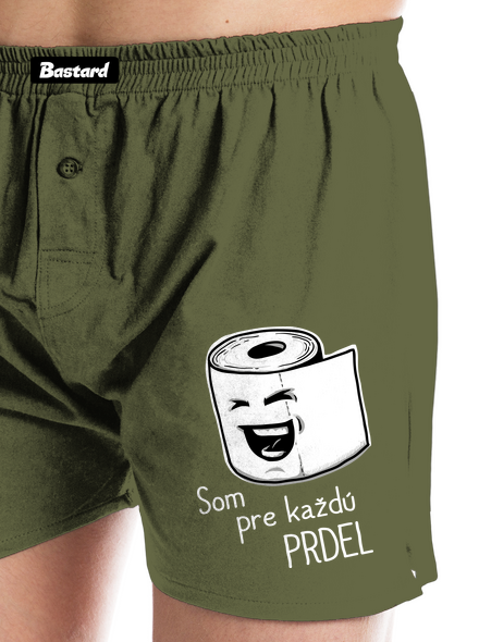 Prdel pánske trenky Khaki