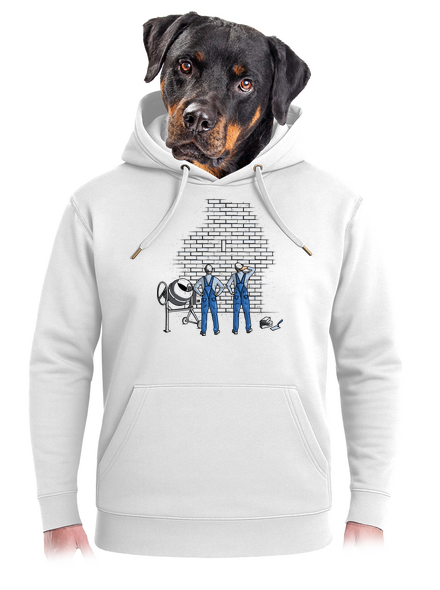 Murári unisex mikina premium Snowwhite