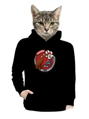 dámska mikina klokanka