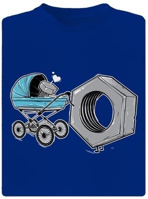 Správna matka pánske športové tričko Royal Blue Mal