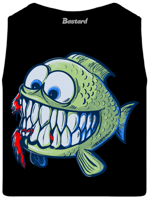 Hladná rybka pánske tielko Black