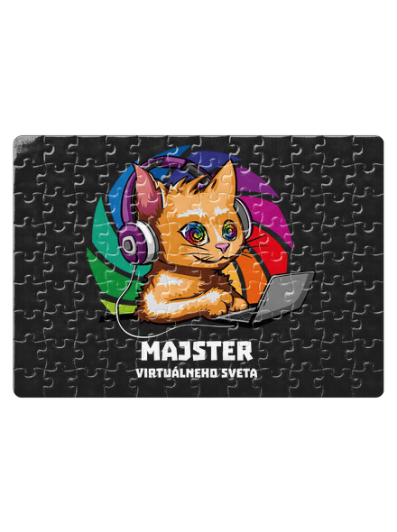 Majster virtuálneho sveta puzzle White