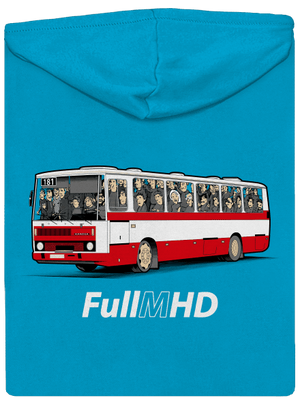 Full MHD dámska mikina na zips Blue Atol