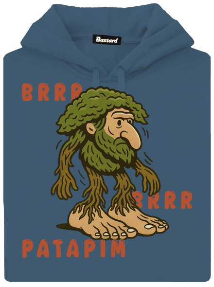 Brrr Brrr Patapim – Italian Brainrot dámska mikina klokanka Denim