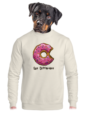 unisex mikina bez kapucne