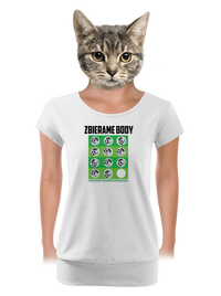 dámske tričko s lemom