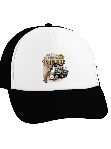 Shithunter šiltovka truckerka Black cap