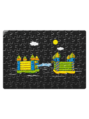 Dobytie hradu puzzle White