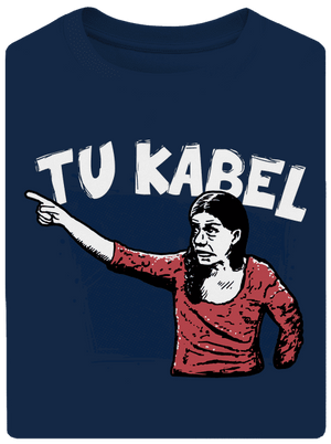 Tukabel unisex tričko oversized Midnight Blue