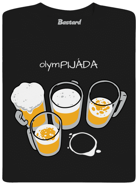 Pijáda pánske tričko Black