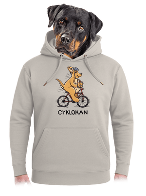 Cyklokan unisex mikina premium Pastel Macchiato