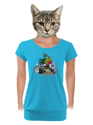 dámske tričko s lemom