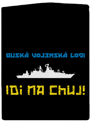 Ukrajina - Lodi idi na chuj dámska mikina na zips Black