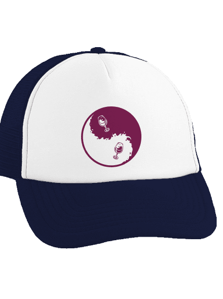 Jin Jang víno šiltovka truckerka French Navy cap