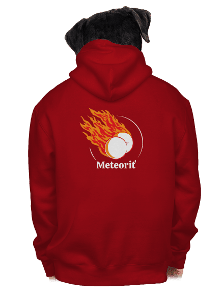 Meteoriť pánska mikina na zips Red