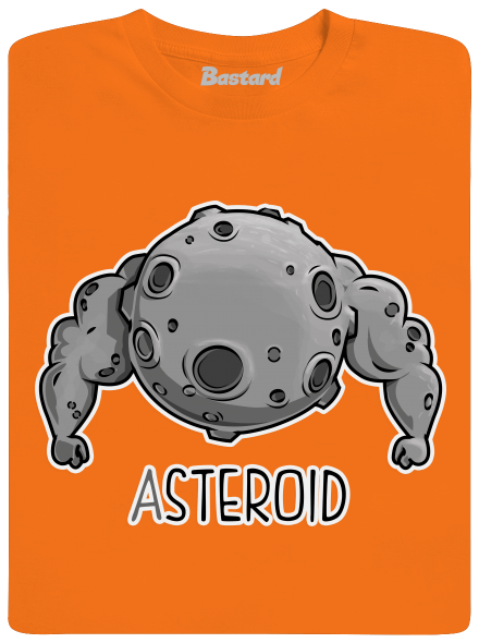Asteroid pánske tričko Orange